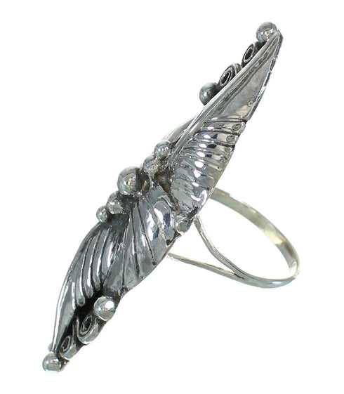 Sterling Silver Southwest Leaf Ring Size 5-1/2 YX82837